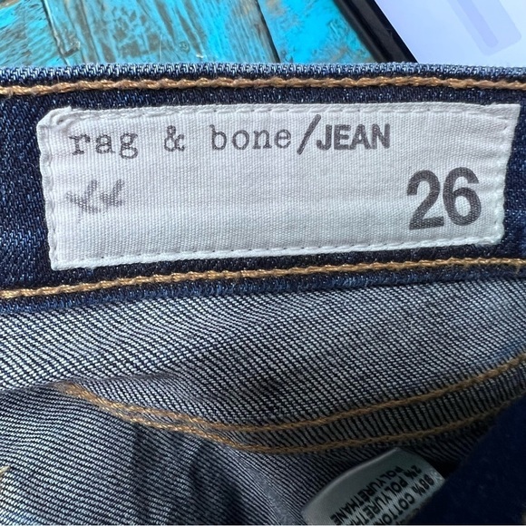 Rag & Bone Straight Leg Jeans Parliament Wash Size 26 - Picture 6 of 10